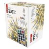Emos D4CW02 karácsonyi fényfüzér, jégcsap, 5x0.7méter, 300LED, kül- és beltéri, meleg fehér, távirányító, 8 program