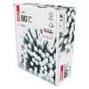 Emos D5AC06 karácsonyi füzér, cseresznye- golyók, 8m, 80LED, hideg fehér, kül- és beltéri, 8 program