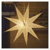 Emos DCAZ09 LED papírcsillag, függeszthető, E14 izzó foglalat, fehér, 60 cm, beltéri