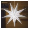 Emos DCAZ09 LED papírcsillag, függeszthető, E14 izzó foglalat, fehér, 60 cm, beltéri