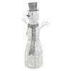 Emos DCFC01 rattan hóember, 124cm, 120LED, beltéri, hideg fehér, időzítő