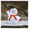 Emos DCFC18 karácsonyi hóember kalappal, 36cm, 40LED, kül- és beltéri, hideg fehér, időzítő