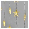 Emos DCGW01 karácsonyi fényfüggöny, csillagok, 1.2x 0.9m, 30LED, meleg fehér, beltéri, időzítő