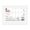 Emos DCGW01 karácsonyi fényfüggöny, csillagok, 1.2x 0.9m, 30LED, meleg fehér, beltéri, időzítő