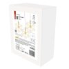 Emos DCGW06 karácsonyi fényfüggöny, hópelyhek, 84x45cm, 8LED, beltéri, meleg fehér