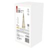 Emos DCLW30 LED-es üveg karácsonyfa, 27 cm, 2x CR2032, beltéri, meleg fehér, időzítő 