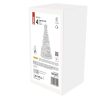Kerámia LED-es fa hóemberekkel, 33,5 cm, 2x AA, meleg fehér, időzítő (DCLW31)