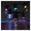 LED fényfüzér – 10x party égő, 5 m, kültéri és beltéri, többszínű (DCPM01)