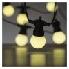  Emos DCPW01 LED Party fényfüzér, 10 égő, opál, 50LED, 5m, kül- és beltéri, meleg fehér