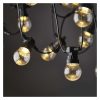 Emos DCPW02 LED Party fényfüzér, 10 égő, átlátszó, 50LED, 5m, kül- és beltéri, meleg fehér