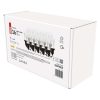 LED fényfüzér – 16x party égő átlátszó, 7,6 m, kültéri és beltéri, meleg fehér (DCPW04)