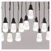 LED fényfüzér – 16x party égő átlátszó, 7,6 m, kültéri és beltéri, meleg fehér (DCPW04)