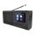 Hordozható rádió Bluetooth, MP3, DAB / DAB+ / FM, fekete színű (E0090)
