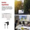 Hordozható rádió Bluetooth, MP3, DAB / DAB+ / FM, fehér színben (E0091)