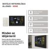Emos E6018 Meteorológiai állomás, digitális, külső és belső hőmérő, páratartalom kijelzés, naptár, ébresztés, vezeték nélküli, fekete