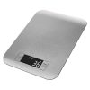 Emos EV012 digitális konyhai mérleg, 5 kg, 1g pontosság, elemes (2xCR2032), inox