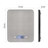 Emos EV023 digitális konyhai mérleg, 15 kg, 1 g pontosság, rozsdamentes acél