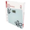 Emos EV105 digitális személymérleg, 180kg, 100g pontosság, edzett üveg, elemes (CR2032), fehér