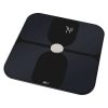 Emos EV112 GoSmart okos személymérleg, 180kg, 100g pontosság, edzett üveg, elemes (3xAAA), fekete