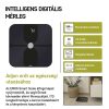 Emos EV112 GoSmart okos személymérleg, 180kg, 100g pontosság, edzett üveg, elemes (3xAAA), fekete