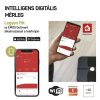 Emos EV112 GoSmart okos személymérleg, 180kg, 100g pontosság, edzett üveg, elemes (3xAAA), fekete