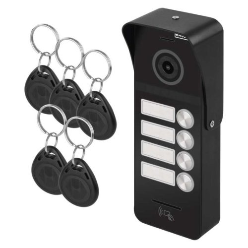 Emos H3018 (EM-10AHD RF-4) ajtóra szerelhető színes kamera, négy felhasználó, Full HD, 160° látószög, IP44