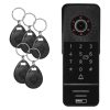 Emos H3019 (EM-10AHD KEY-1) ajtóra szerelhető színes kamera egység, Full HD, 160° látószög, IP65