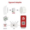 Emos H5104 GoSmart kapcsolómodul (IP-IP-2104SZ), 2 csatornás (nem igényel N vezetéket), ZigBee 3.0, beltéri