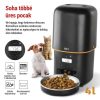 Pet Care állateledel adagoló, 4 L, fekete (H6001)