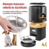 Pet Care állateledel adagoló, 4 L, fekete (H6001)