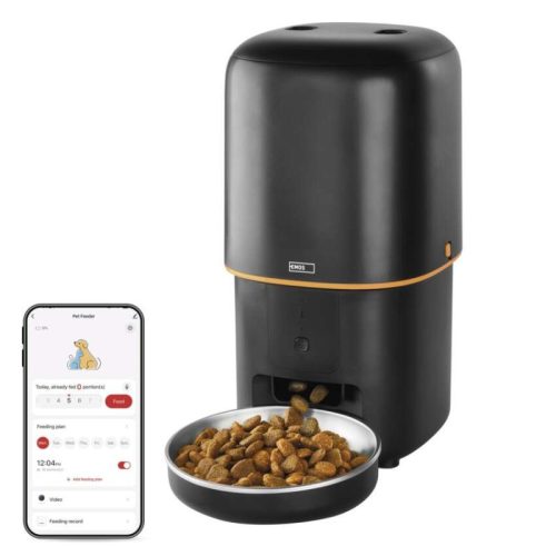 GoSmart állateledel adagoló Pet Care, 4 l, fekete, Wi-Fi (H6002)