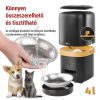 GoSmart állateledel adagoló Pet Care, 4 l, fekete, Wi-Fi (H6002)