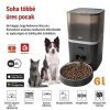 GoSmart állateledel adagoló kamerával Pet Care, 6 l, fekete, Wi-Fi (H6006)