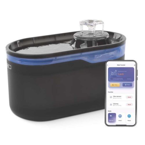 GoSmart háziállat itató Pet Care, 2,6 l, szürke, Wi-Fi (H6102)