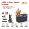 GoSmart háziállat itató Pet Care, 2,6 l, szürke, Wi-Fi (H6102)