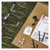 Emos J0666 kültéri erősítős lepke antenna, DVB-T/T2, DAB, 0-100 km, LTE/4G szűrő