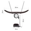 Emos J0708 szobaantenna, erősítős, 0-50km, DVB-T/T2, DAB, FM, LTE/4G/5G szűrő, sötét fa hatású