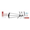 Emos J0907 kültéri antenna, DVB-T/T2, 0-100 km, LTE/4G/5G szűrő 