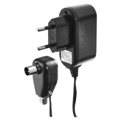 Emos J5810 tápegység erősítős antennákhoz, 12V, 300mA, koax