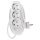 Emos P0322 hálózati elosztó, 3 aljzat, 2méter, 3x1mm2, max.250V/16A, IP20, gyerekzár, fehér