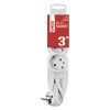 Emos P0323R hálózati elosztó, 3 aljzat, 3méter, 3x1,5mm2, 250V, 16A