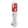 Emos P0325R hálózati elosztó, 3 aljzat, 5méter, 3x1,5mm2, 250V, 16A