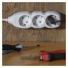 Emos P0325R hálózati elosztó, 3 aljzat, 5méter, 3x1,5mm2, 250V, 16A