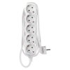 Emos P0521R hálózati elosztó, 5 aljzat, 1,5méter, 3x1,5mm2, 250V, 16A