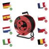 Emos P08250 kábeldob, 4 aljzat, 50méter,3x1,5mm2, kültéri, 230V, 16A, IP44