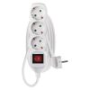Emos P1322 hálózati elosztó, kapcsolós, 3 aljzat, 2méter, 3x1mm2, 250V, 16A