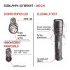 Emos P3180 Ultibright 80 LED zseblámpa, alumínium, 600lm, 230m hatótáv, IP65, tölthető (2600mAh)