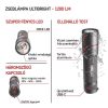 Emos P3190 Ultibright 90 LED zseblámpa, alumínium, 1200lm, 280m hatótáv, IP65, tölthető (5000mAh)