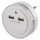 Emos P3313 LED éjjeli fény 2XUSB csatlakozóval, 4 lm