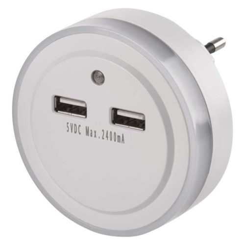 Emos P3313 LED éjjeli fény 2XUSB csatlakozóval, 4 lm